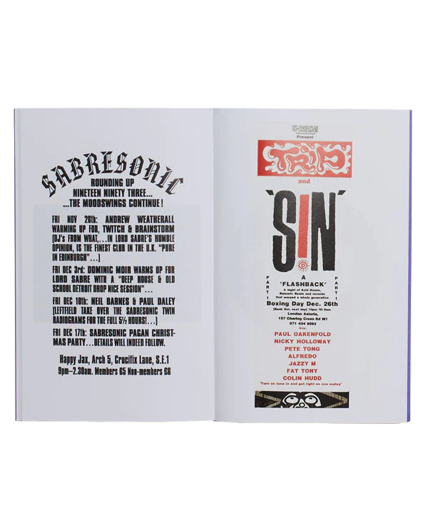 RAVE FLYERS: LONDON 1990- 1996